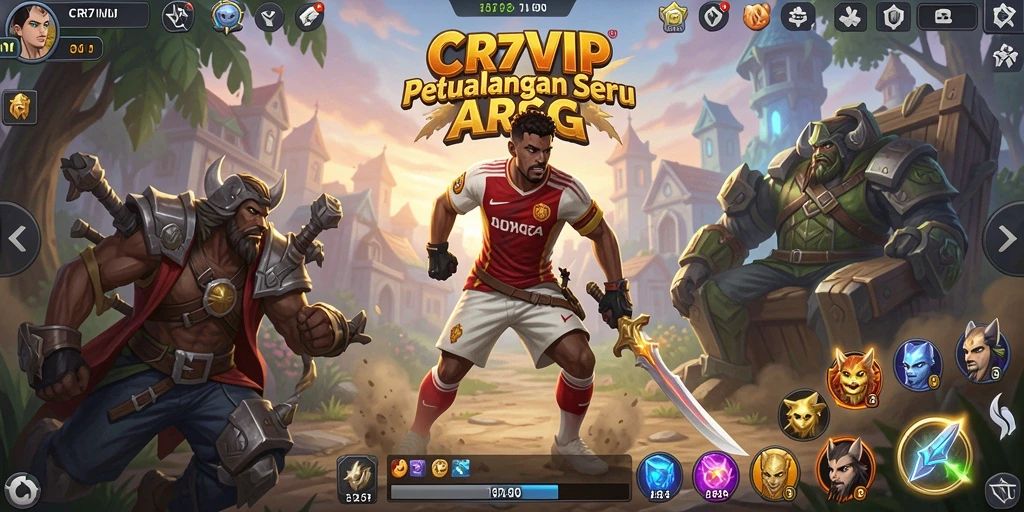 Tampilan screenshot gameplay CR7VIP yang mendebarkan di dunia ARPG.