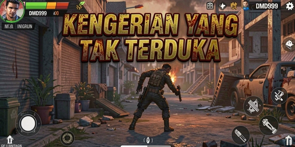 Screenshot DMD999 memperlihatkan suasana gelap dan mencekam yang menggugah rasa takut.