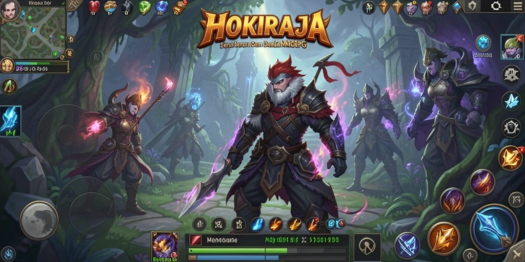 Tampilan gameplay HOKIRAJA yang menegangkan dan penuh aksi.