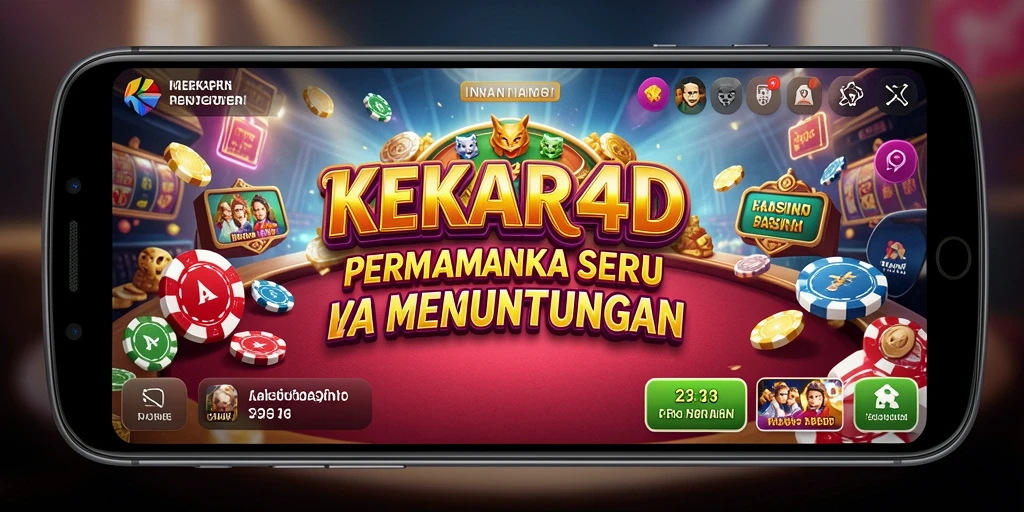 Tampilan gameplay seru di KEKAR4D dengan berbagai permainan Kasino.