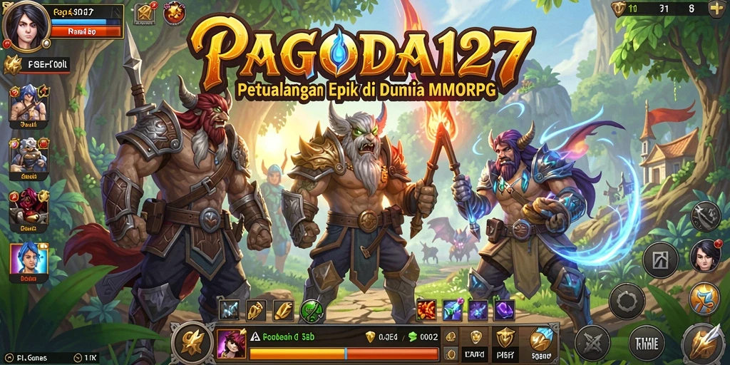 Tangkapan layar utama gameplay <strong>PAGODA127</strong> yang menunjukkan aksi pertempuran seru.