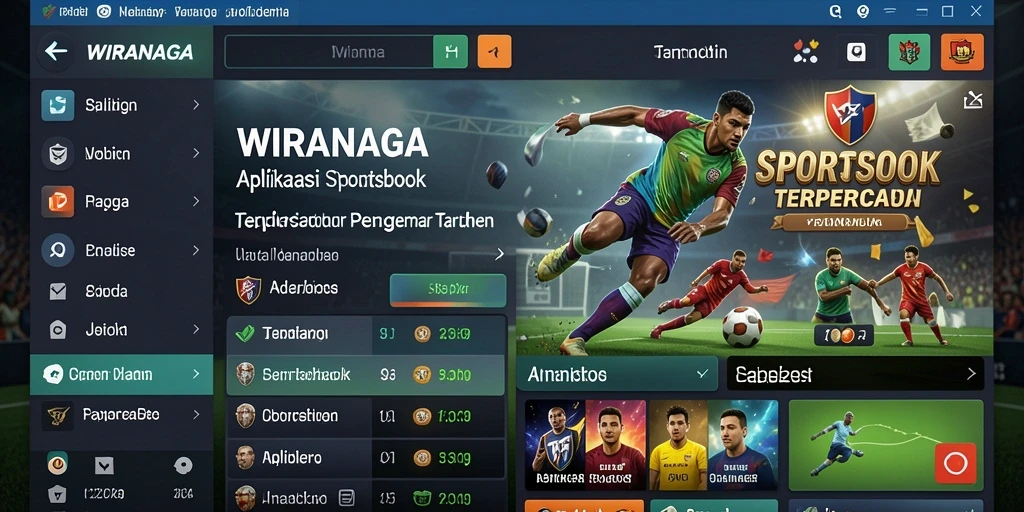 Tampilan menarik gameplay WIRANAGA dalam bertaruh di berbagai olahraga.